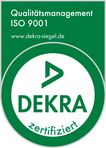 DEKRA-Siegel: Qualitätsmanagement ISO 9001